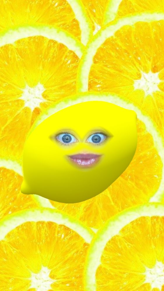 lemons with faces